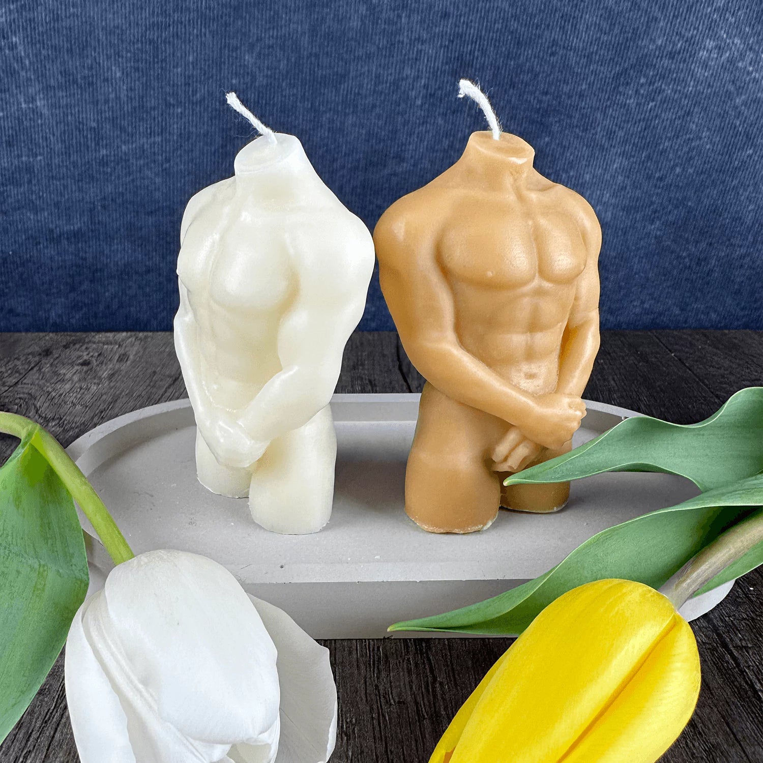 Male Body Soy Candle